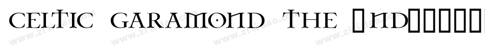 Celtic garamond the 2nd字体转换